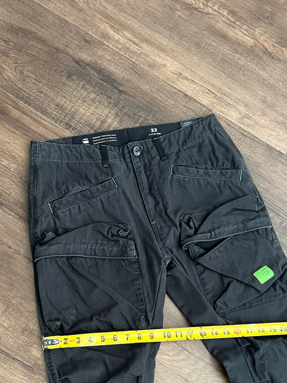 G-Star Black Cargo Joggers with Utility Pockets - Picture 5 of 10